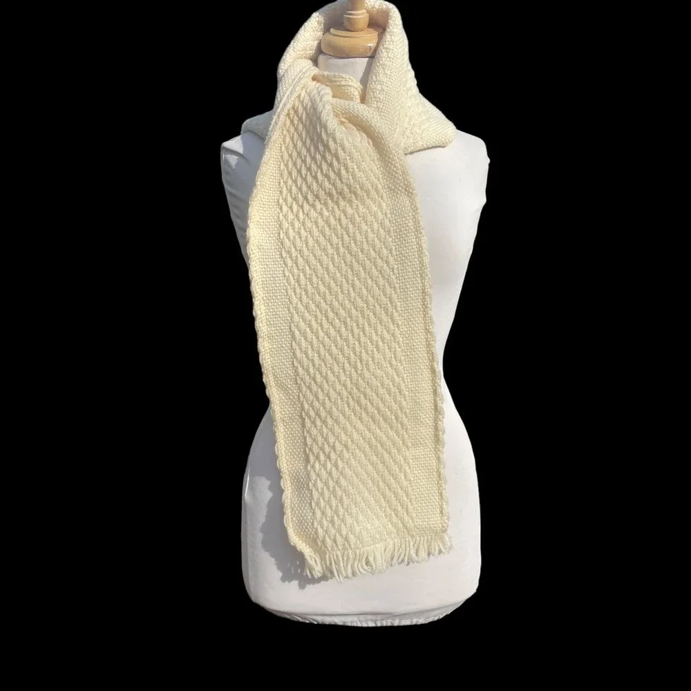 Branigan Weavers Irish Knit 100% Wool Scarf